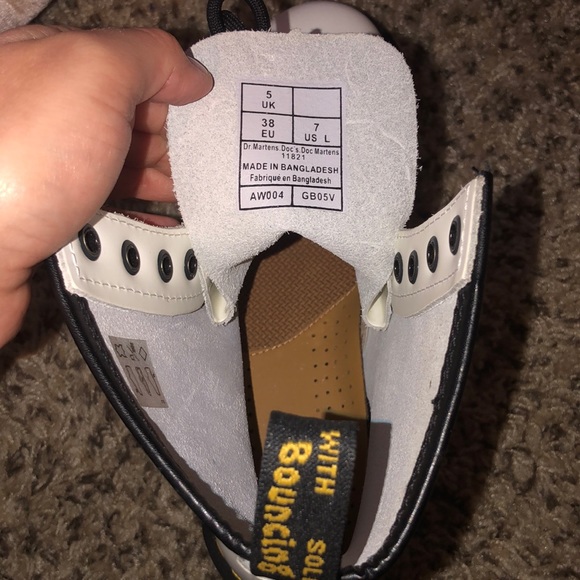 Brand New ice white Doc Martens. - Picture 3 of 5